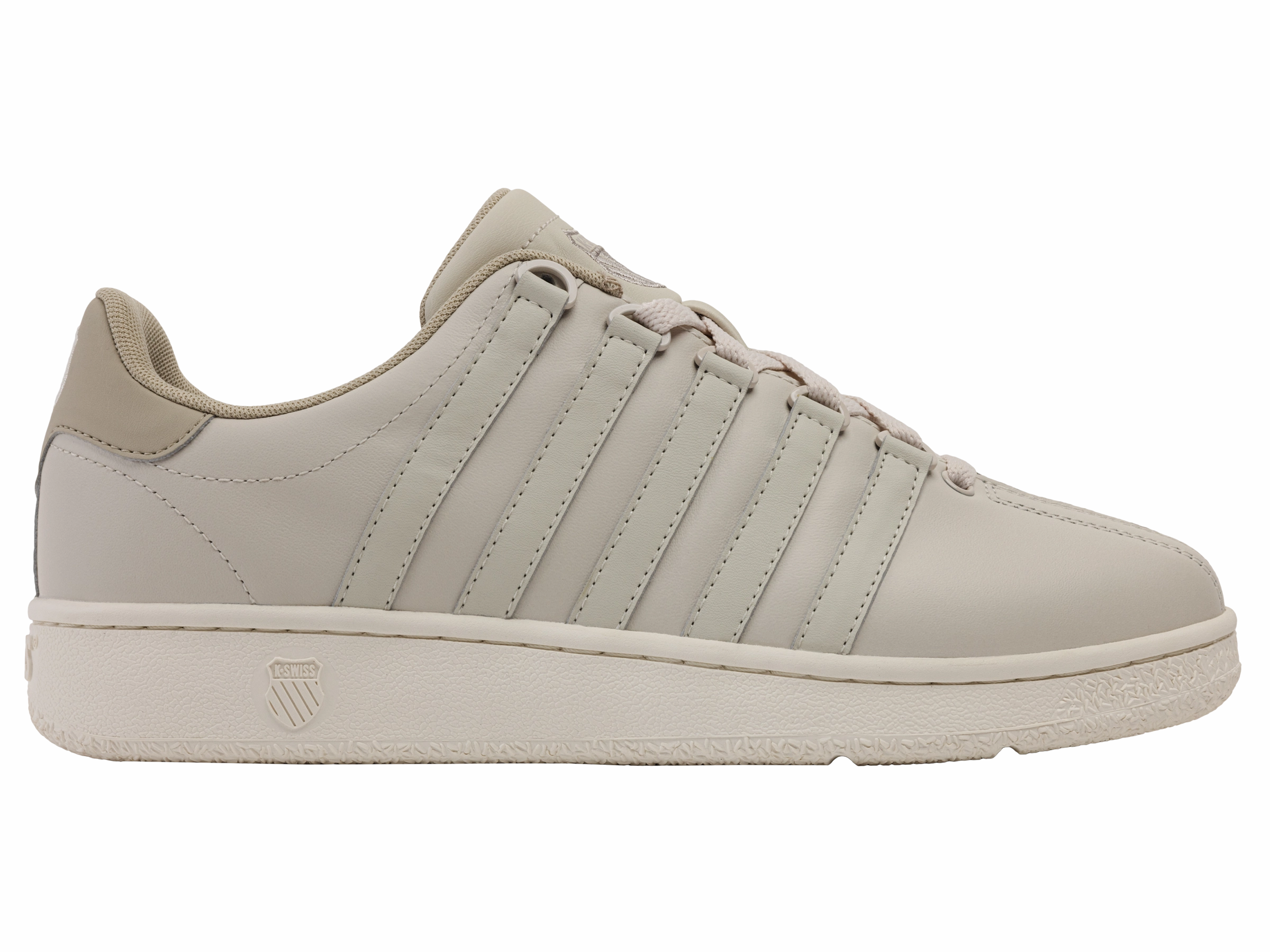 07321-083-M | CLASSIC VN | LIGHT GRAY/PEYOTE/SNOW WHITE Asics Gel-dedicate 8 Tennis Shoes