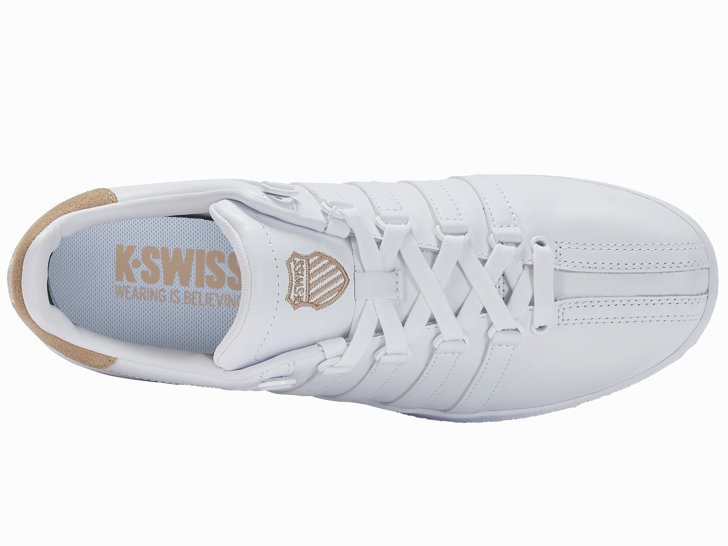 Tennis Shoes Without Laces 07321-103-M | CLASSIC VN | WHITE/STARFISH