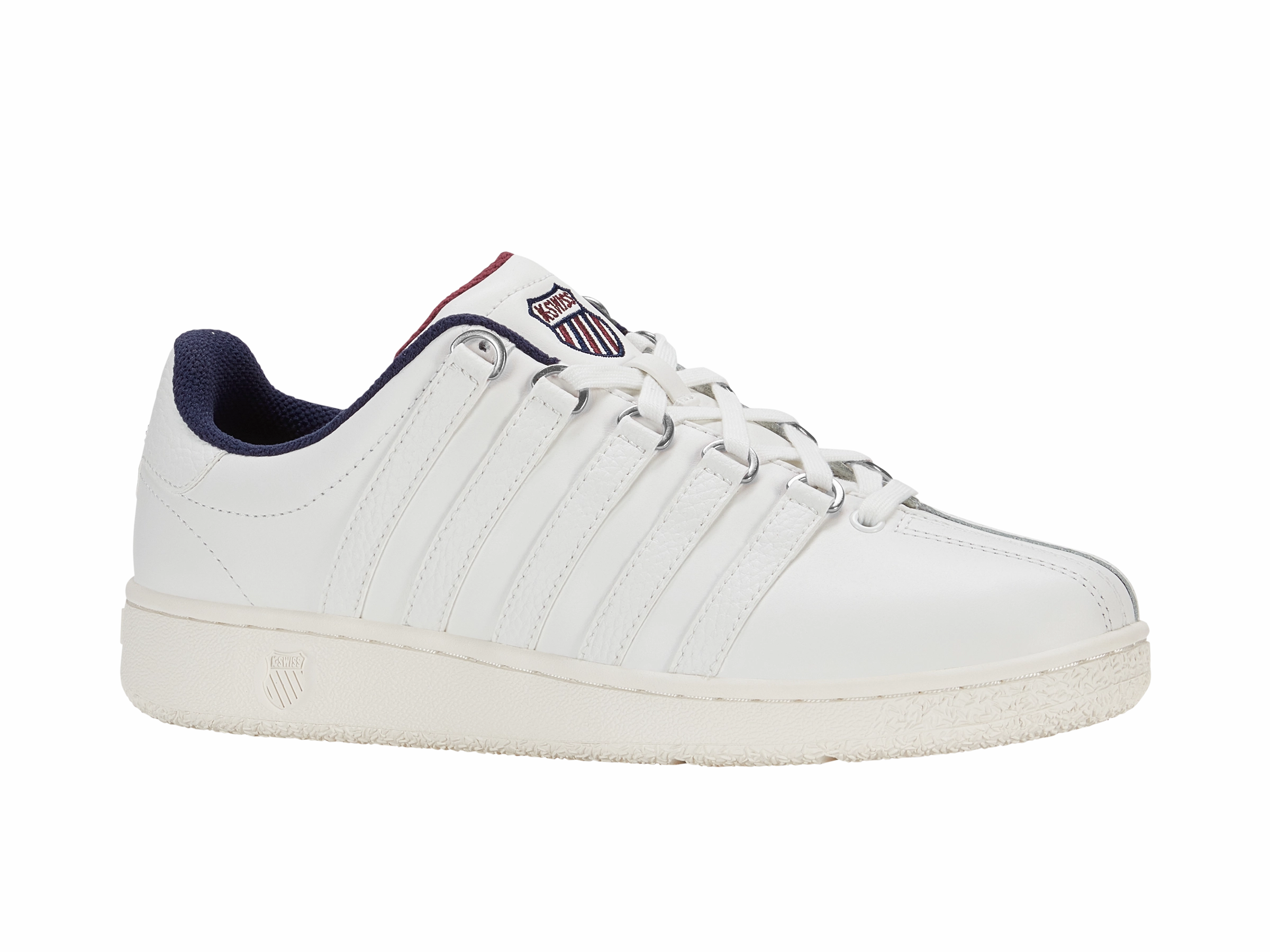 07321-124-M | CLASSIC VN | BRILLIANT WHITE/PEACOAT/TIBETAN RED Madison Keys Tennis Shoes