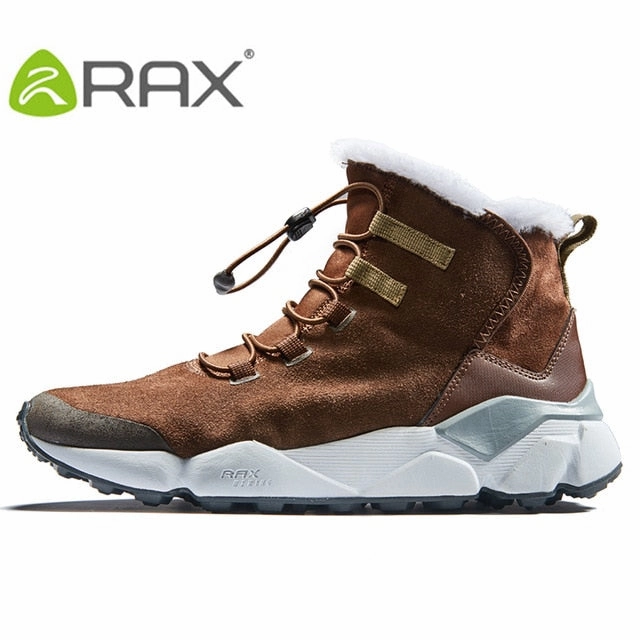 2018 RAX Outdoor Hiking Boots For Men Women Breathable Snow boots Man Leather Walking Shoes Hiking Shoes Fleece Winter Boots Sperry Top Sider Hiking Boots