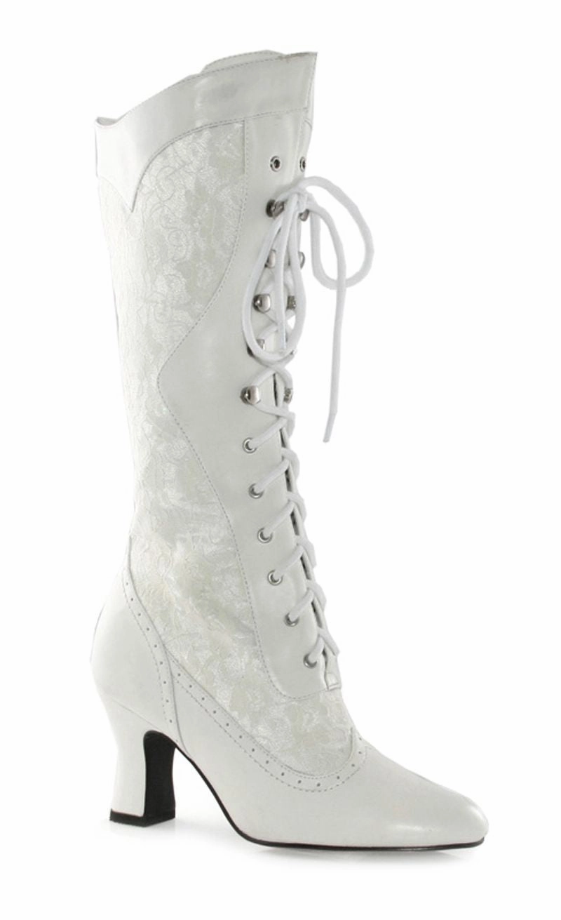 2.5" Heel Boot with Lace (ES253-REBECCA) Knee High Small Heel Boots