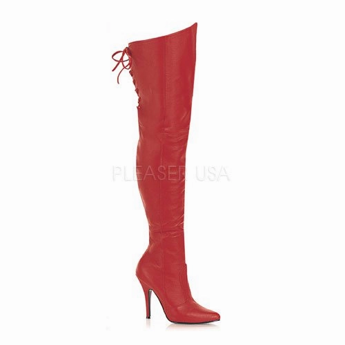 Steel Cap Boots 5" Leather Thigh High Boot (Legend-8899)