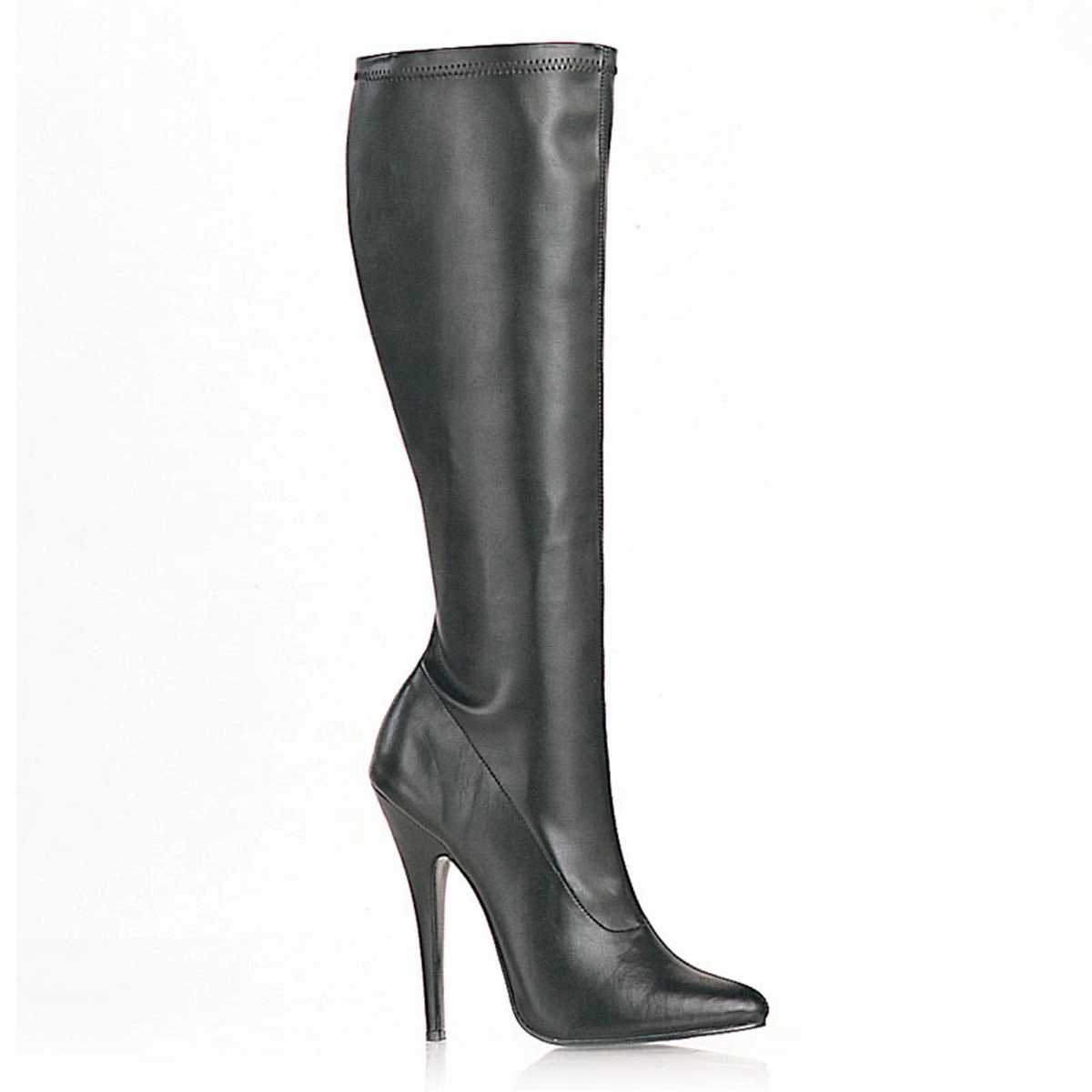 6" Plain Stretch Knee Boot (DOMINA-2000) Knee High Boot Shapers