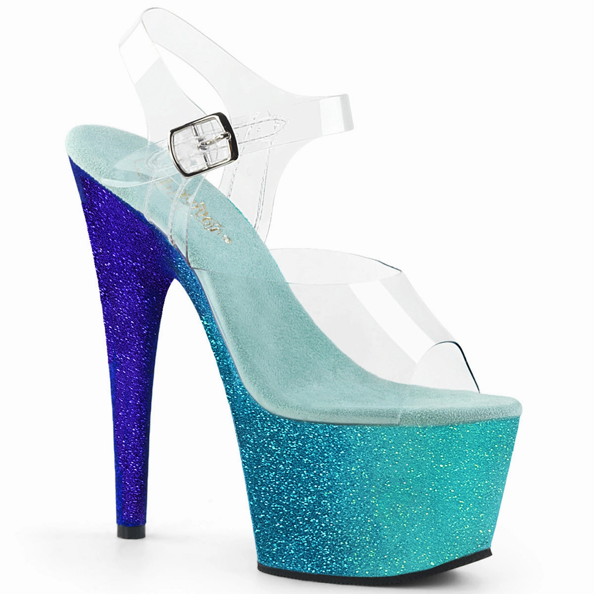 High Heel Toe Pads 7" Ombre Glitter Heel (ADORE-708OMBRE)