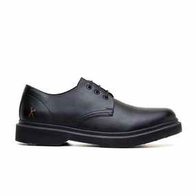 'Derby UK 2' vegan lace-up shoe by King55 - black Trail Oxfords