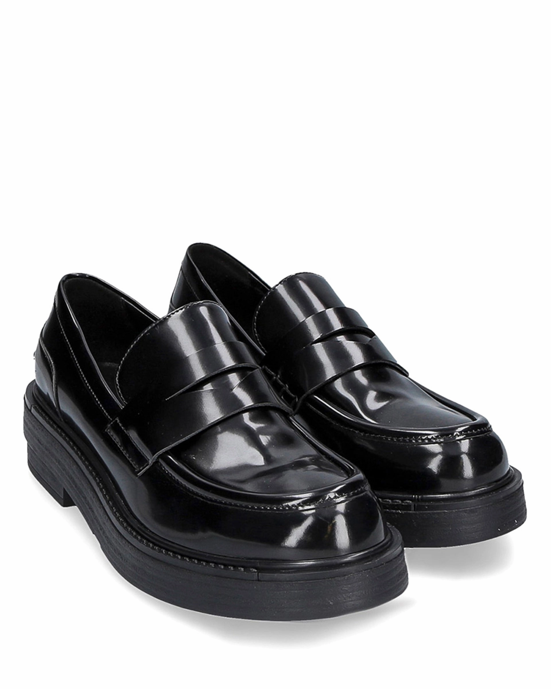 A5815-T Belt Nero Style Loafers
