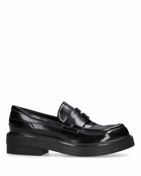 Suede Dress Loafers A5815-T Belt Nero