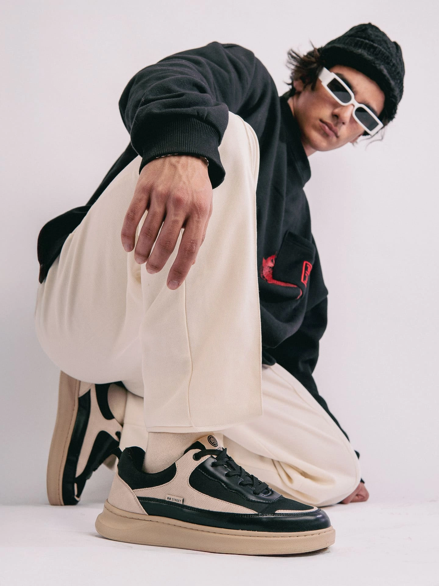 Bacca Bucci VIBE-STEP Men's Low-Top Sneakers Designer Converse Sneakers