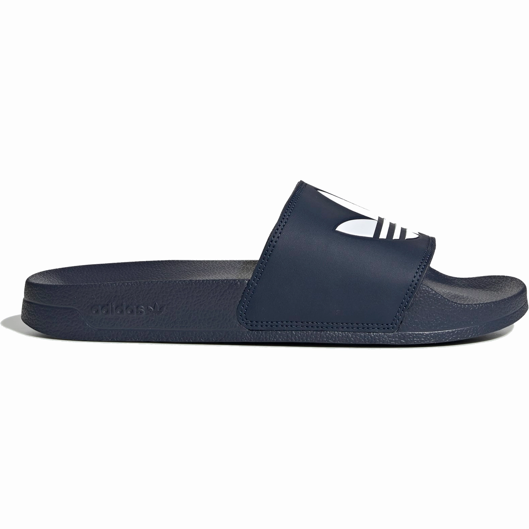 Adidas Adilette Lite Slides - Collegiate Navy / Cloud White Slippers For Plantar Fasciitis