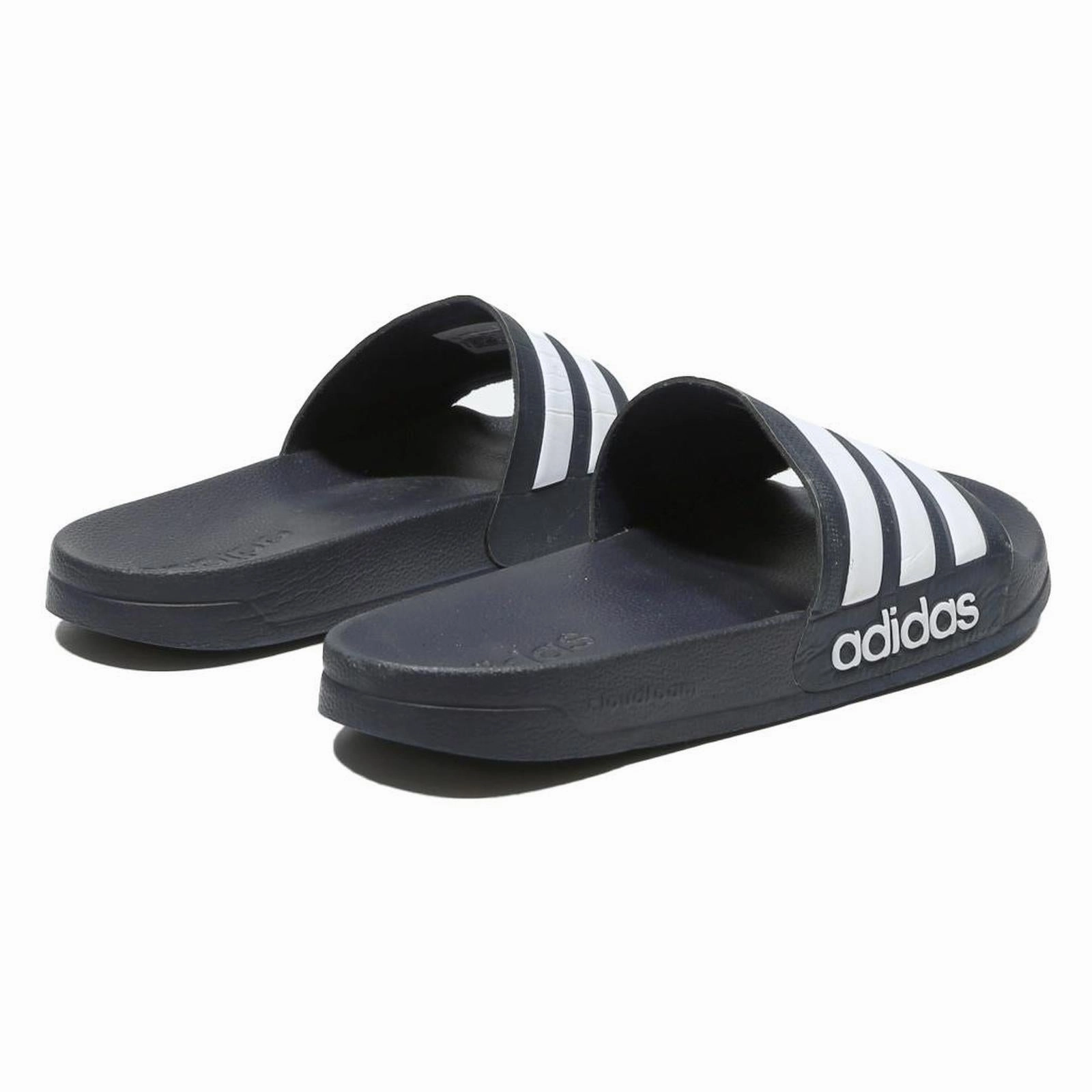 Slide Light ADIDAS Adilette Mens Slides Sandals Black & White Synthetic UK 7 Comfortable