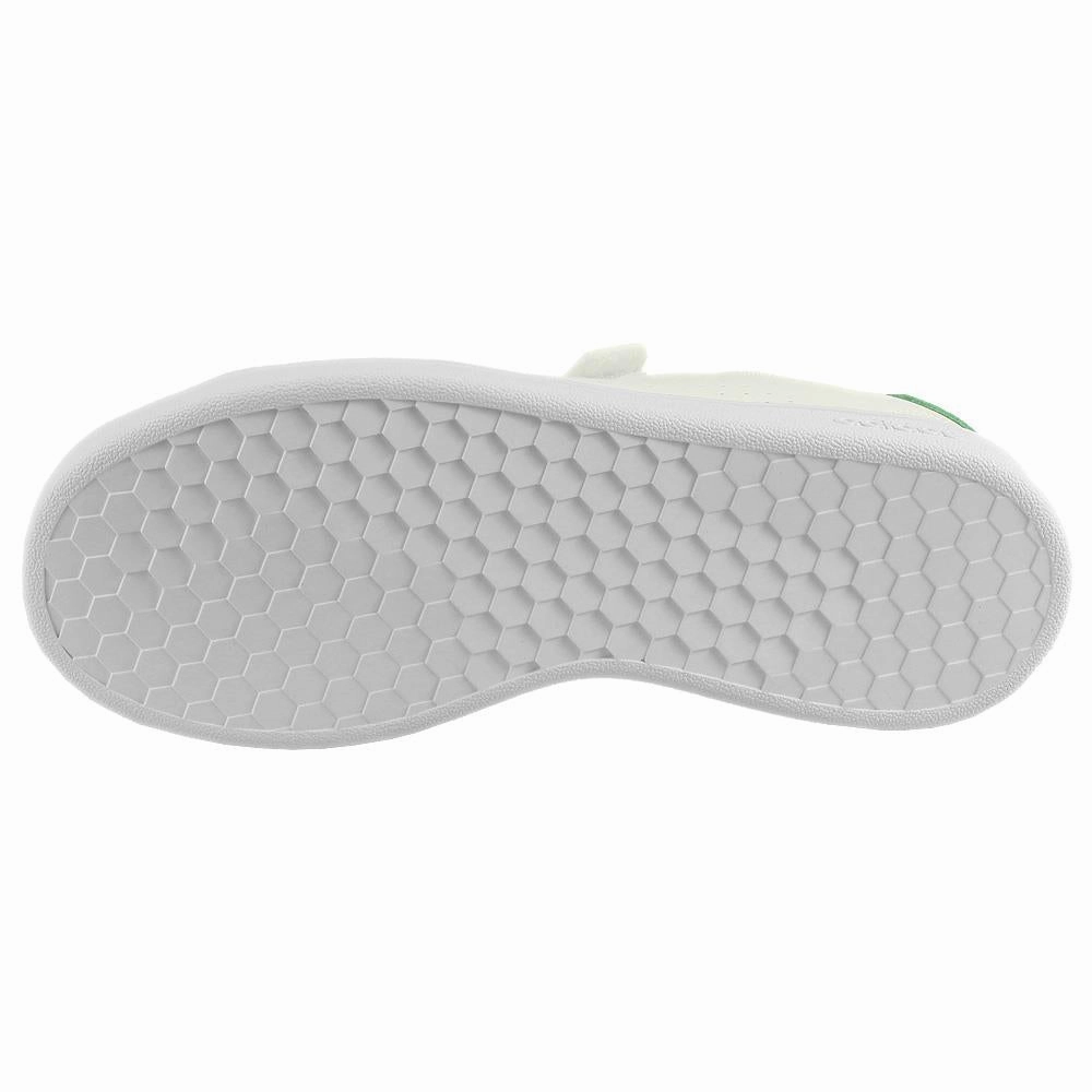 Tennis Shoes Plantar Fasciitis adidas Junior Advantage CF C - Cloud White/Green