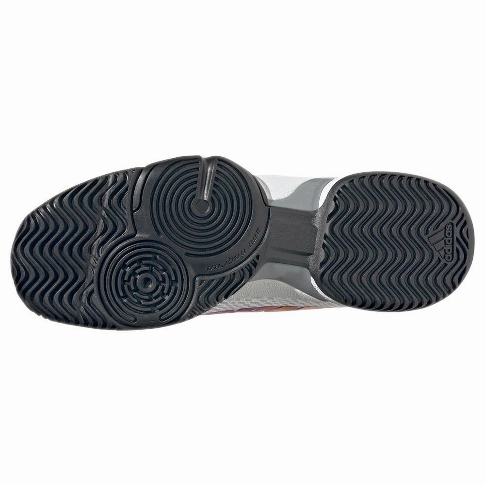 adidas Junior Barricade K - Cloud White/Solar Gold Brands Of Tennis Shoes