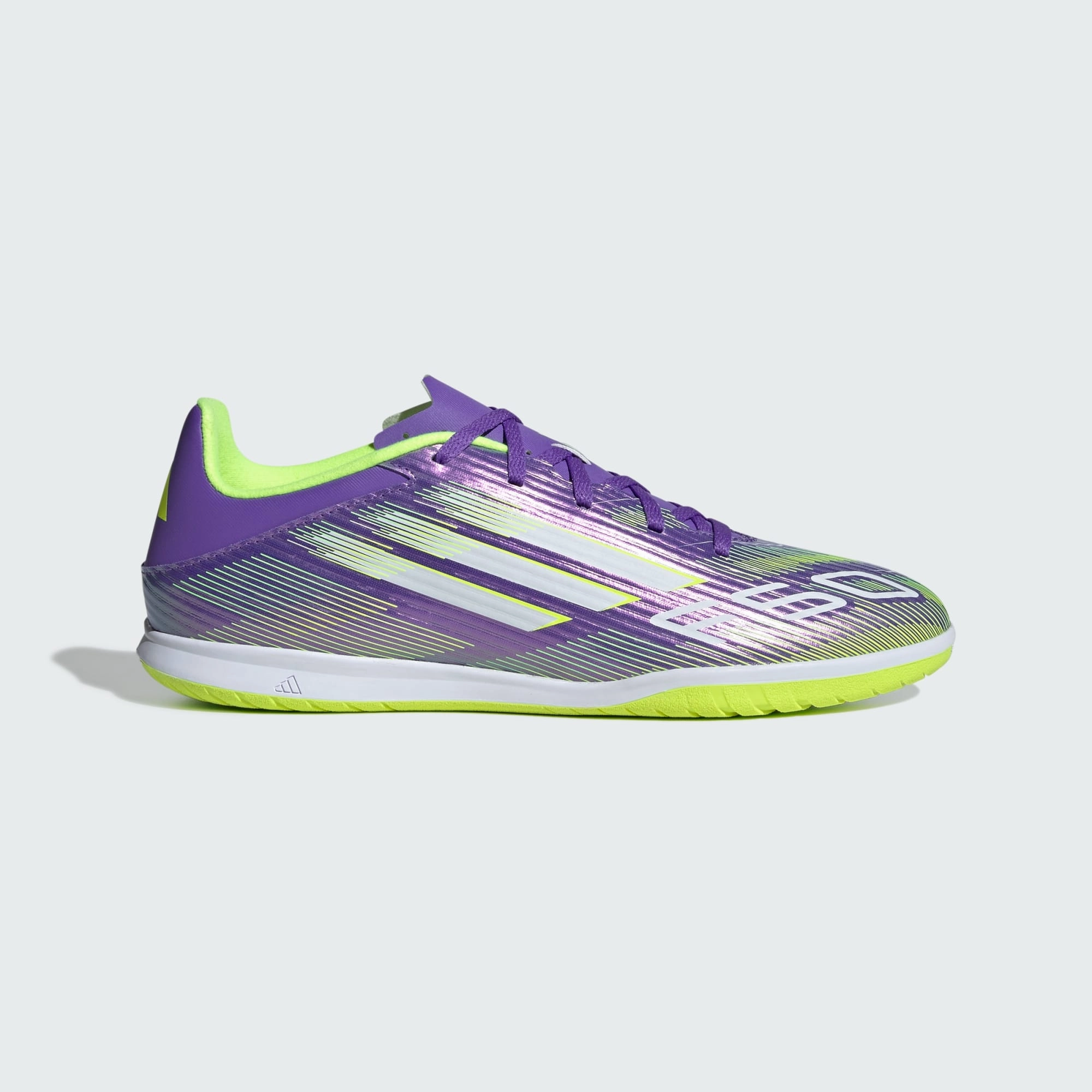 Adidas Men's F50 Club Indoor Purple Football Boots Boots To Wear With Shorts