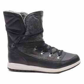 Snow Boots Designer ADIDAS Snow Boots Black Synthetic Womens UK 5