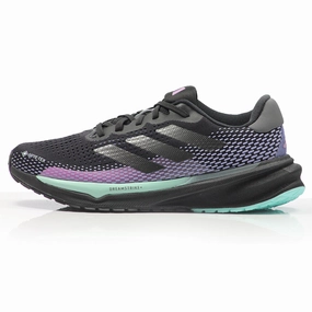 Running Shoes For Everyday Use adidas Supernova GTX Women's Running Shoe - Core Black/Iron Metallic/Semi Flash Aqua