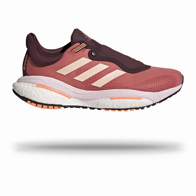 Adidas Women's Solar Glide GTX Running Shoe - Red Rockport Xcs Shoes Waterproof