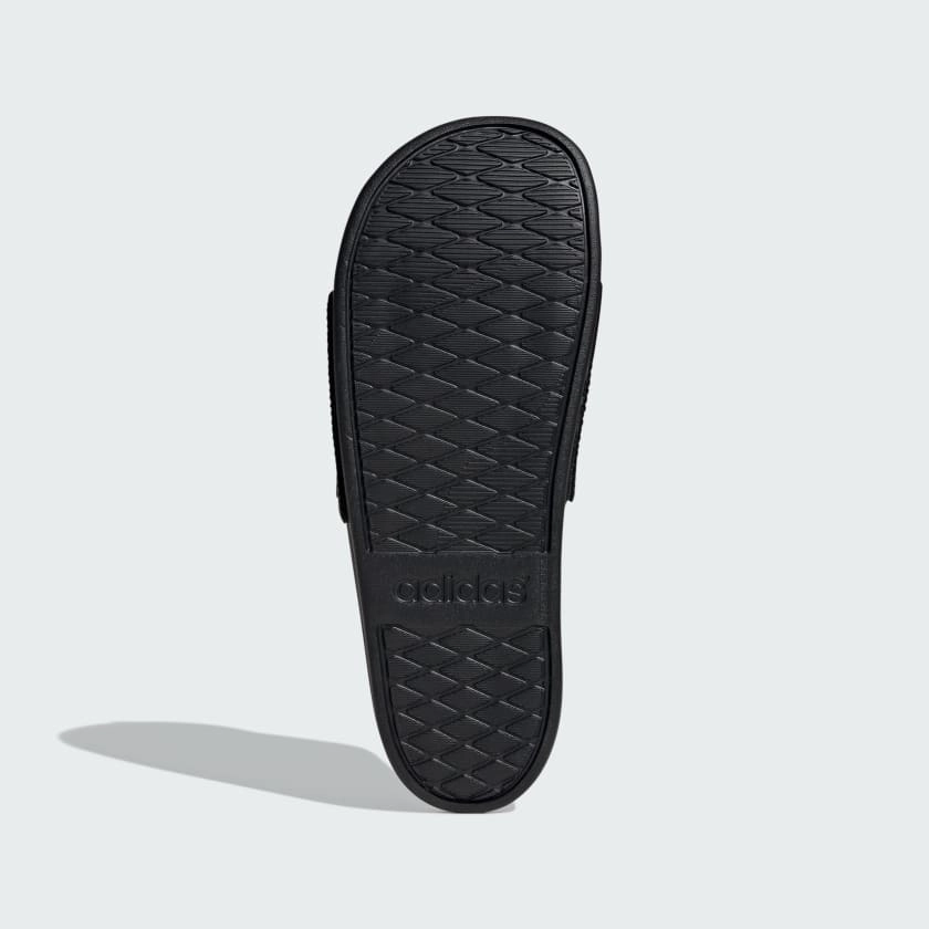 ADILETTE COMFORT SLIDES - Core Black / Core Black / Core Black Black Slippers Tasman