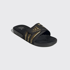 Arizona Essentials Eva Slide Sandal ADISSAGE SLIDES - Core Black / Gold Metallic / Core Black