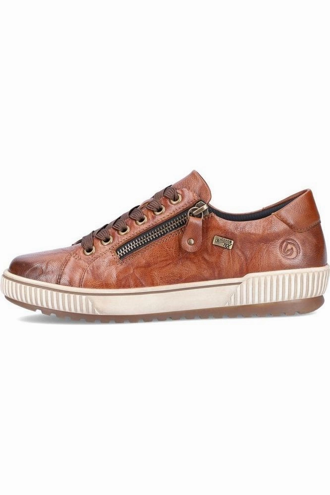 Remonte D0700-22 waterproof shoes in brown Mountain Bike Waterproof Shoes