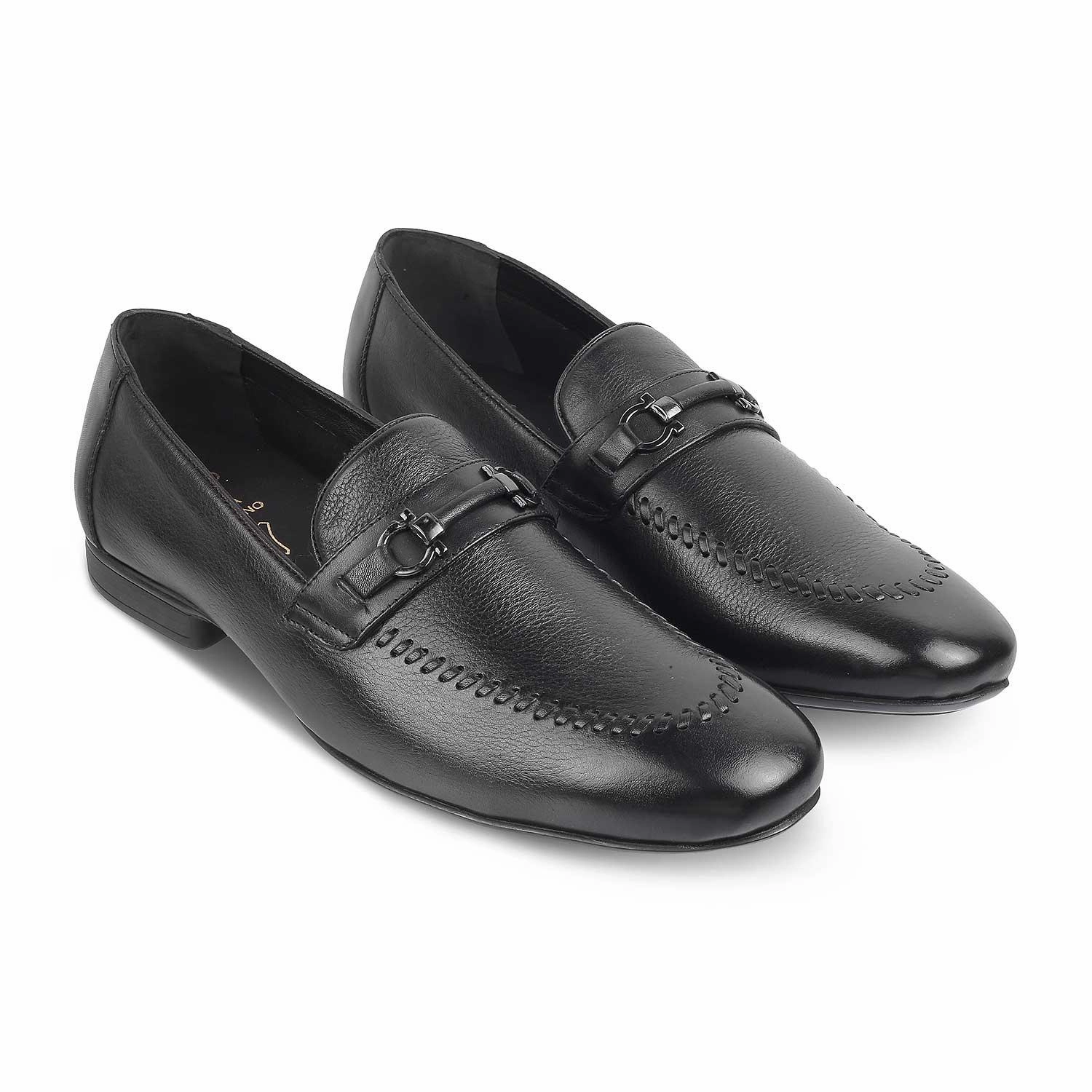 The Bologna Black Men's Leather Loafers Tresmode Dillards Loafers