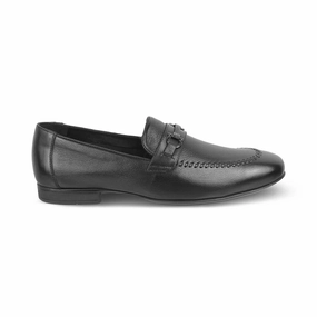 Deer Stag Loafers The Bologna Black Men's Leather Loafers Tresmode
