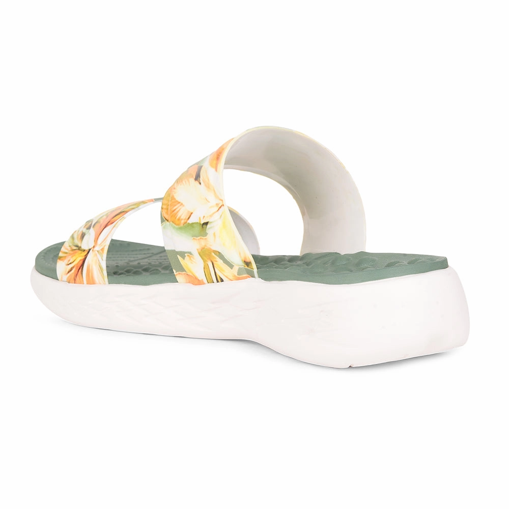 Insulated Flip Flops AHA Casual Olive Green Flip Flop For Women IMPACT-15 By Liberty