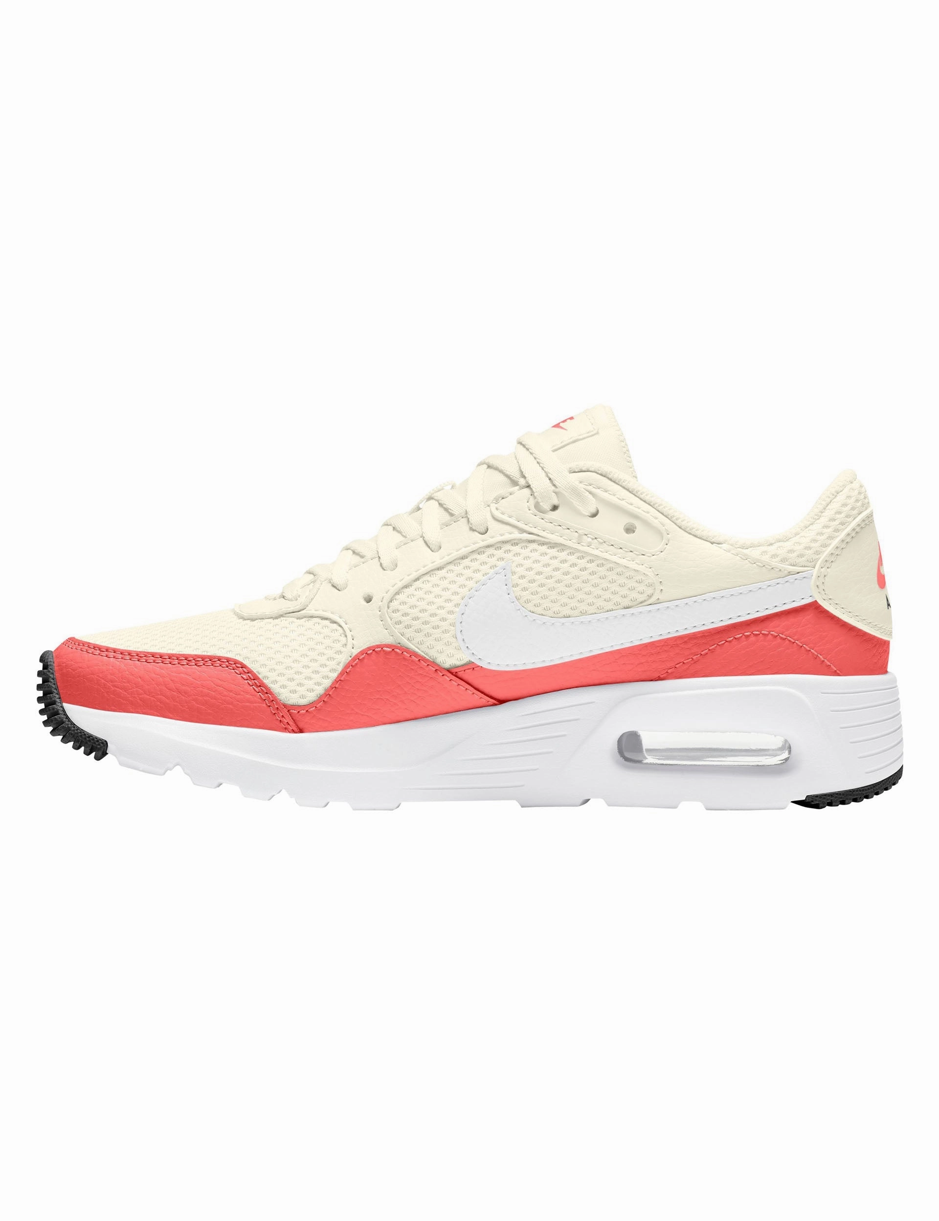 Air Max SC Shoes - Sail/White/Magic Ember/Black Nike Running Waterproof Shoes