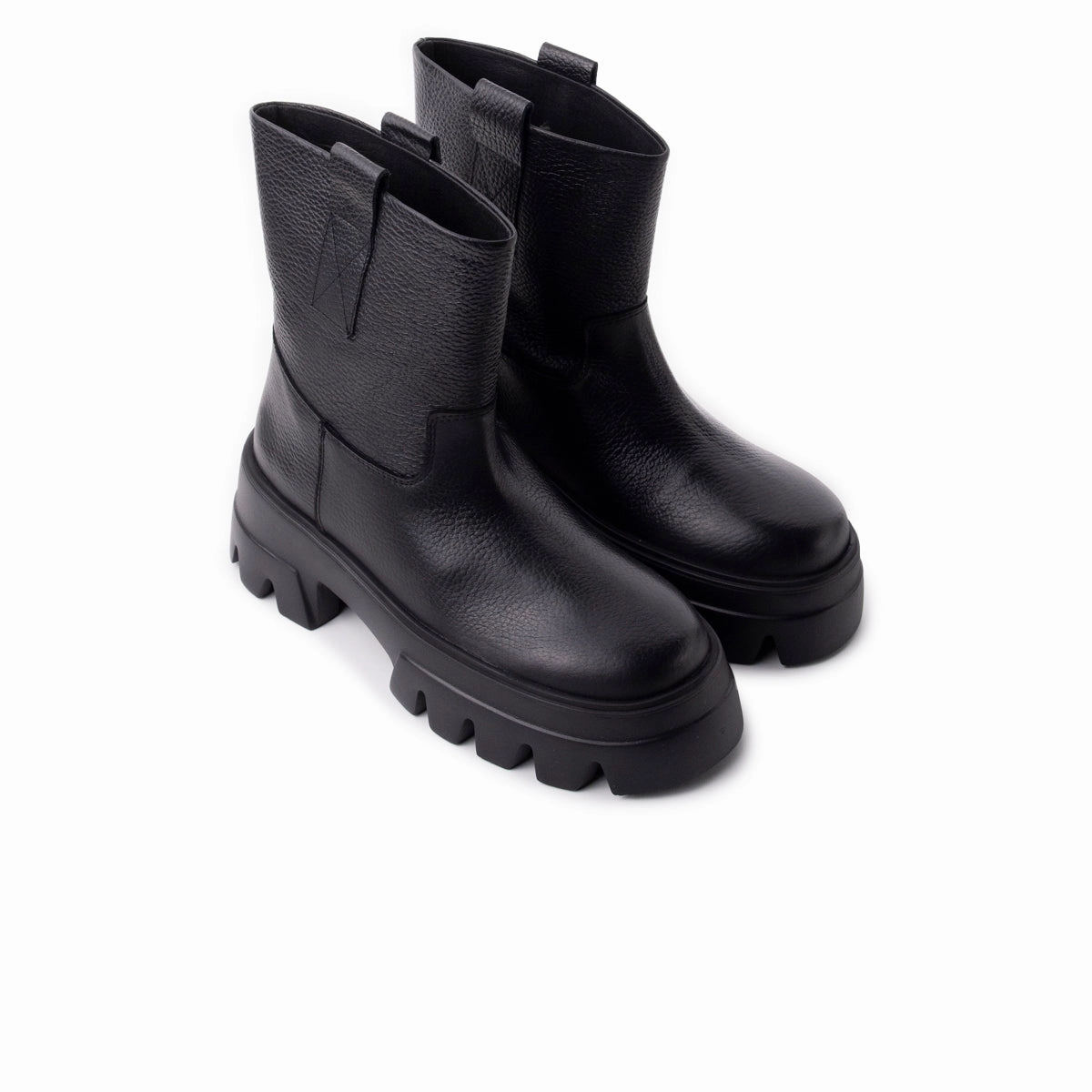 Alaska Black Leather Woulverine Boots