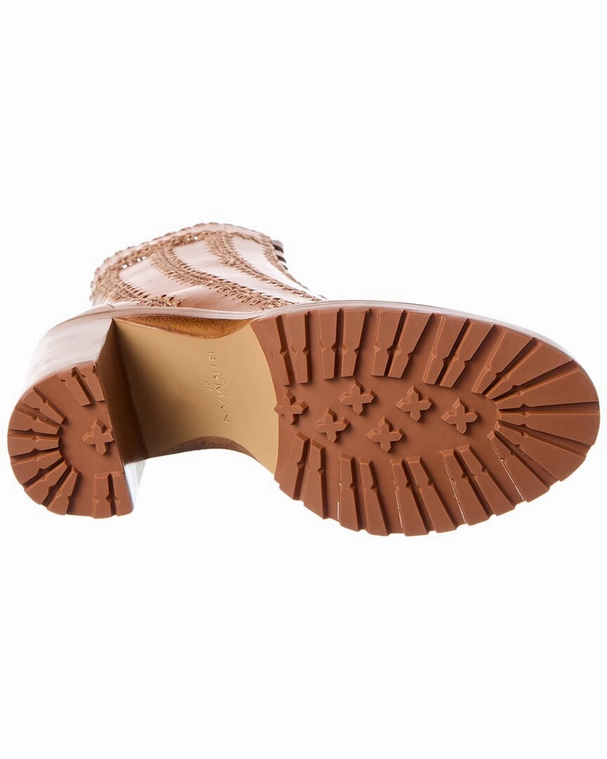 Size 14 Combat Boots Alexandre Birman Regina Block 90 Leather Combat Boot