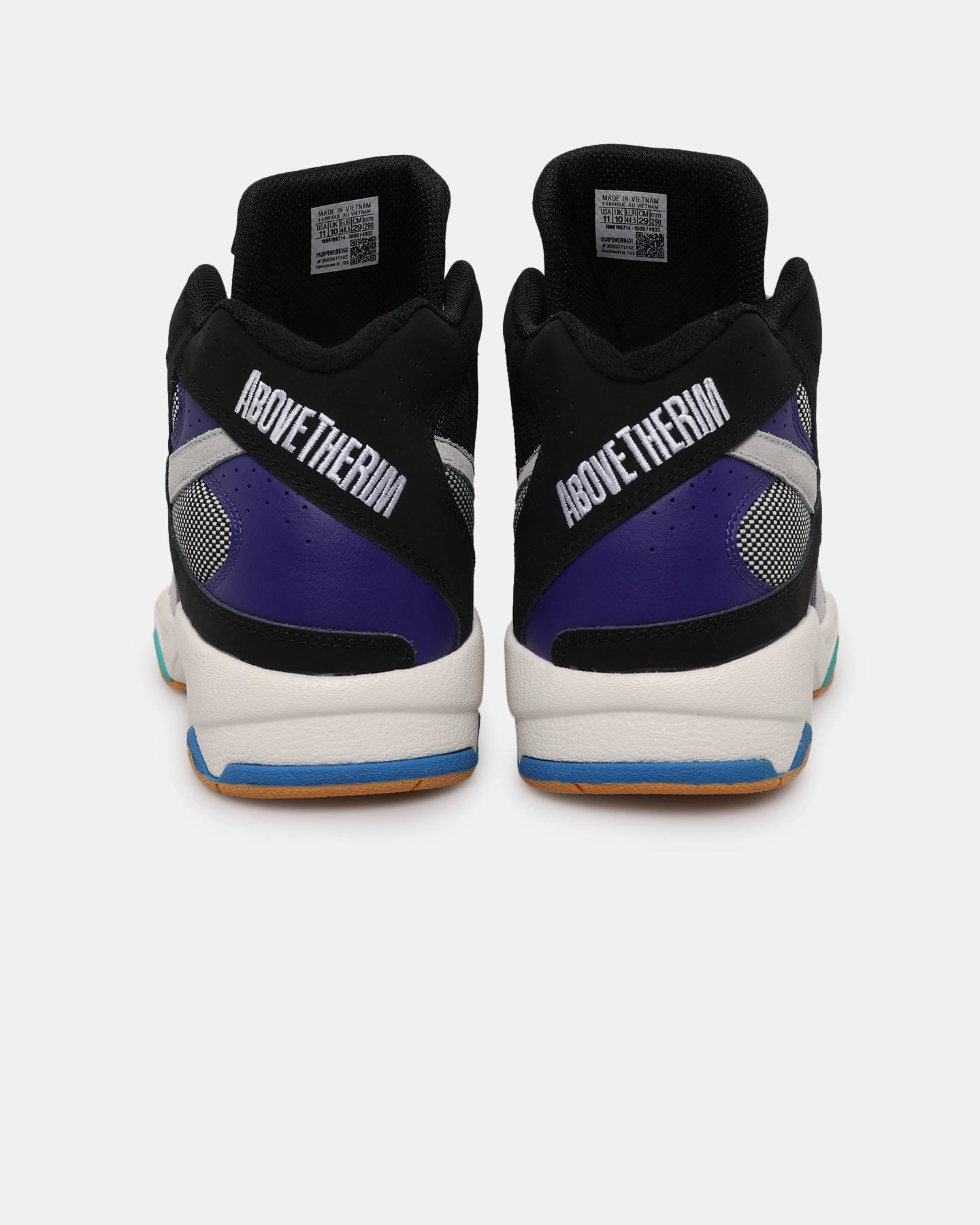 Witness 7 Basketball Shoes Reebok Above The Rim Pump Vertical Black/Purple