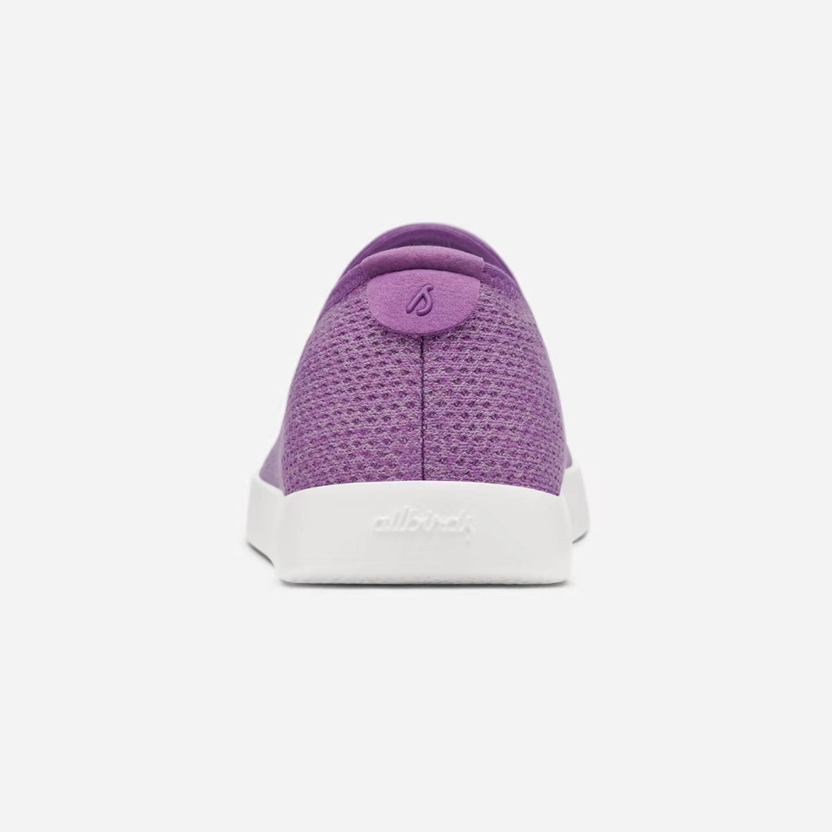 Slip On White Allbirds Tree Loungers - Lux Purple (Blizzard Sole)