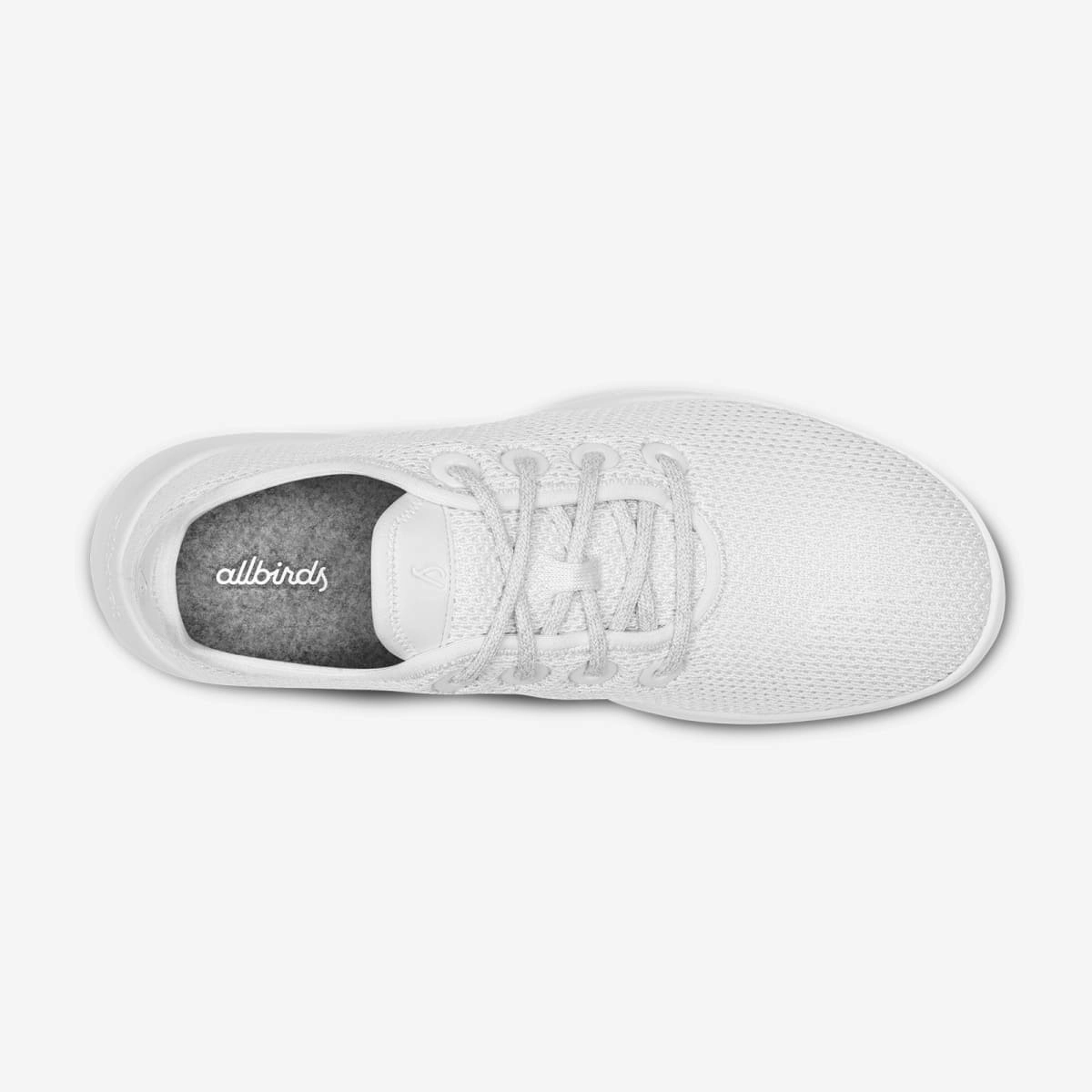 Allbirds Tree Runners - CLASSICS: Chalk (White Sole) Trail Running Shoes Terrex