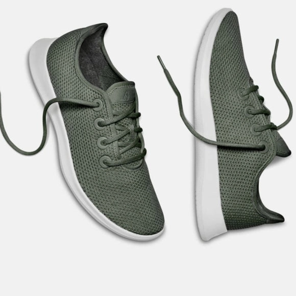 Diadora Running Shoes Allbirds Tree Runners - LIMITED EDITION: Olive Green  (White Sole)