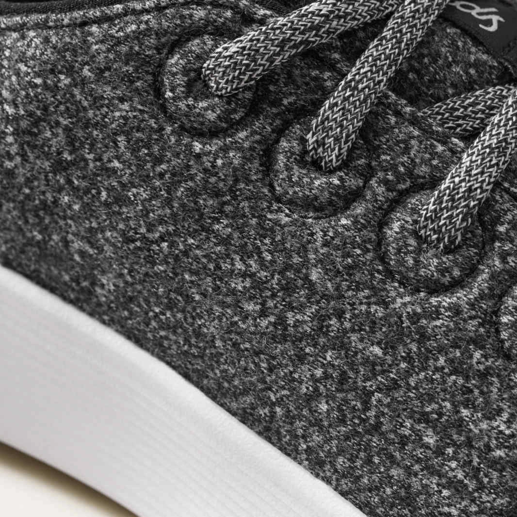 Allbirds Wool Runners Go - Dark Grey (Light Grey Sole) Best Running Shoes For Supination Underpronation