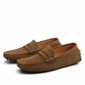 Elegant Leather Slip-On Loafers Adidas X Gucci Loafers