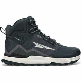 Altra Lone Peak All Weather 2 Mid Mens Walking Boots - Black 【神经病变涉及足部保护需求】  Hiking Boots For Patagonia
