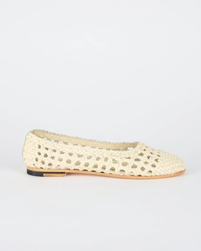 Greene Ballet Flat Off White Plantar Fascitis Slippers