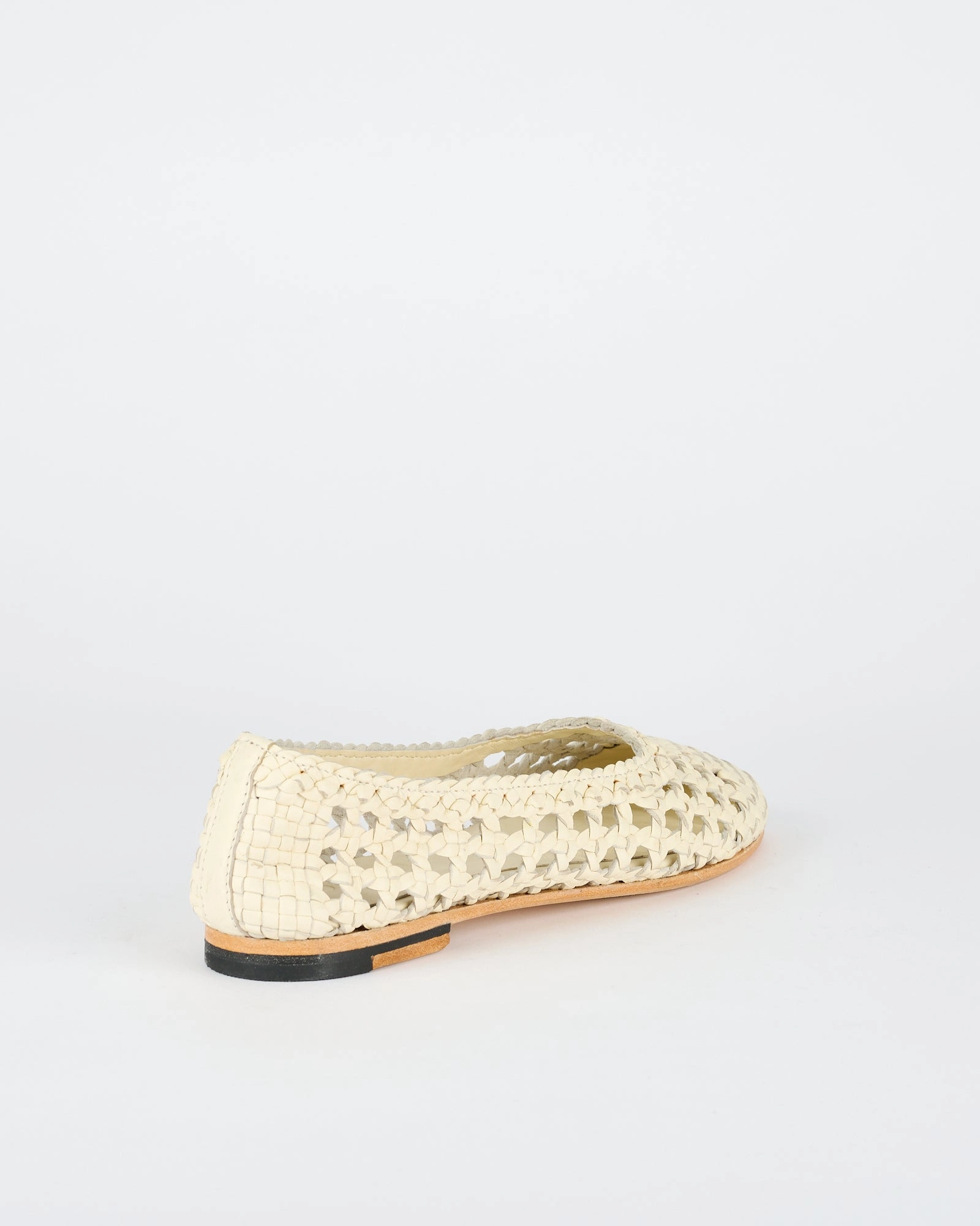 Bunny Slippers Don't Be A Menace Greene Ballet Flat Off White
