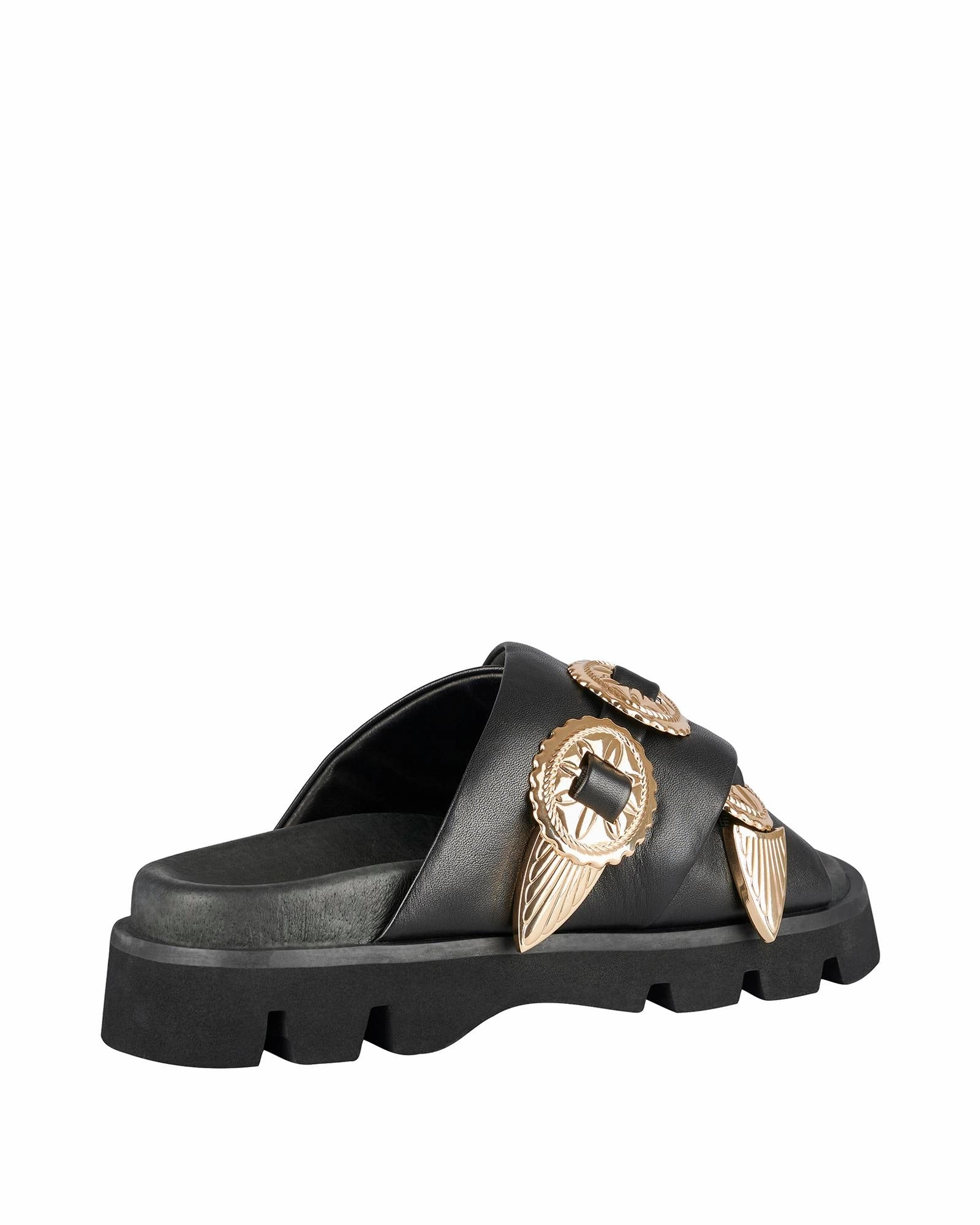 Concho Footbed Black/Gold Ruby Slippers In Smithsonian