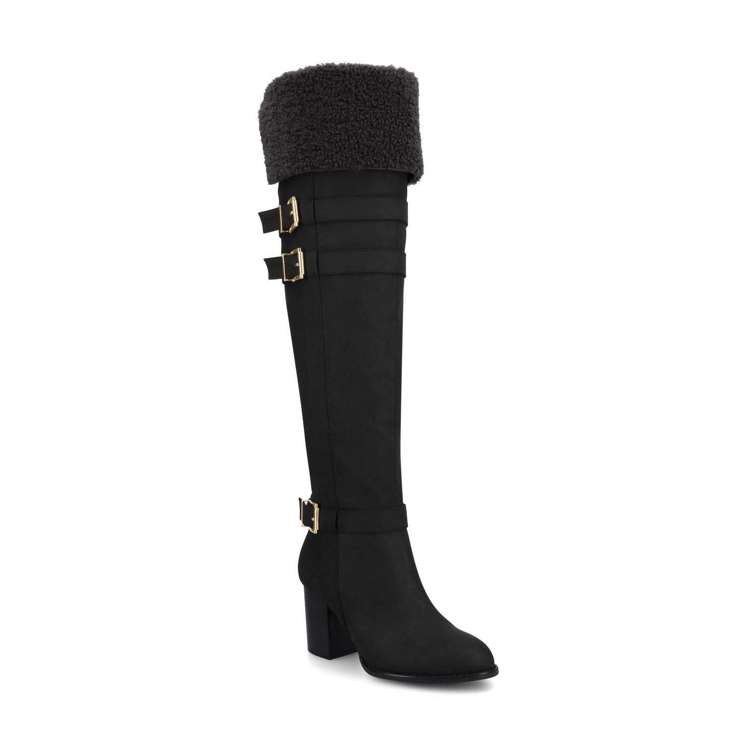 ALYZA OVER THE KNEE BOOTS Foldover Boots