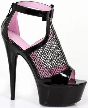 High Heels Clipart 6" Stiletto Ankle Strap Platform (ES609-CAIS)