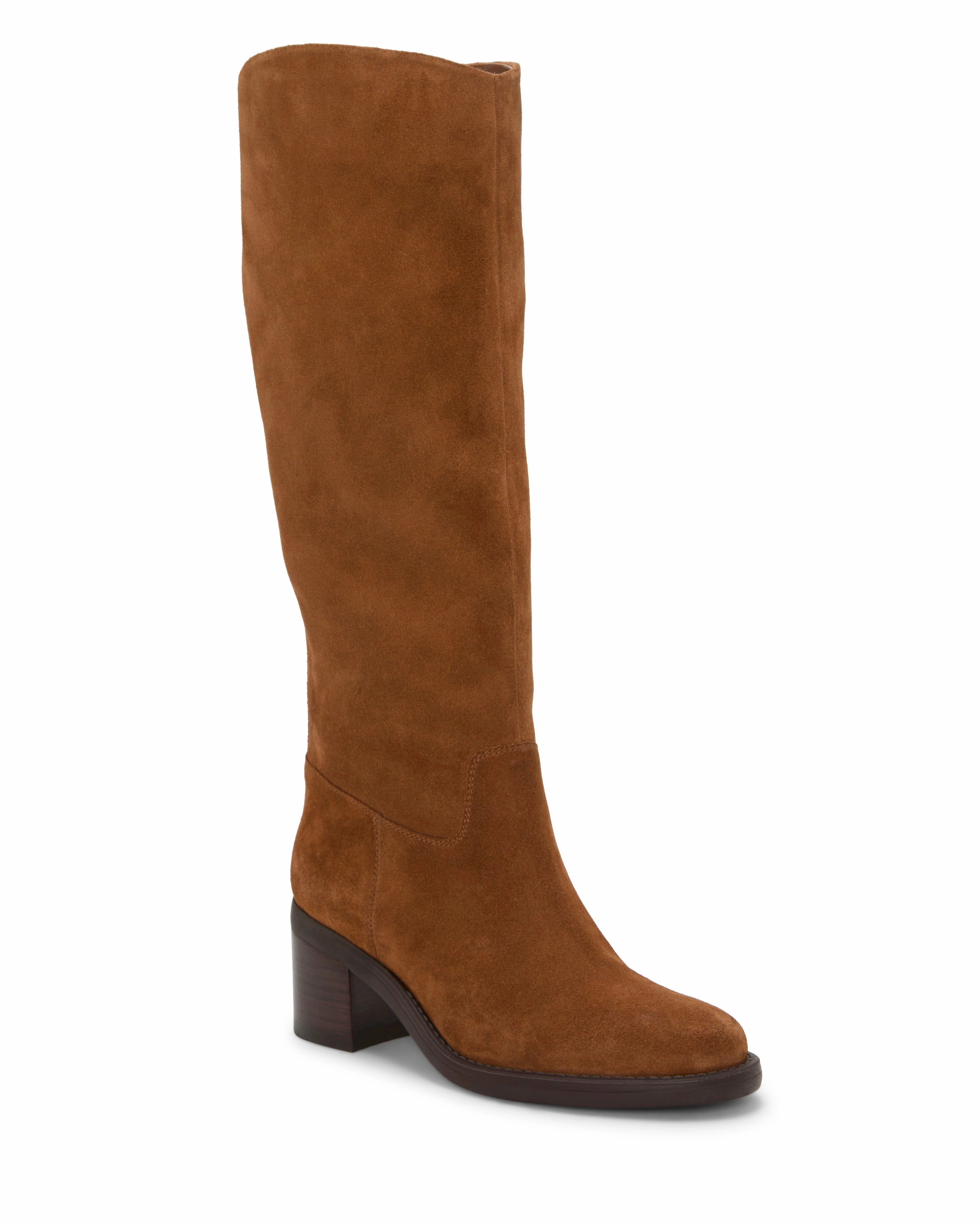 Amree Knee High Boot Flared Heel Knee High Boots