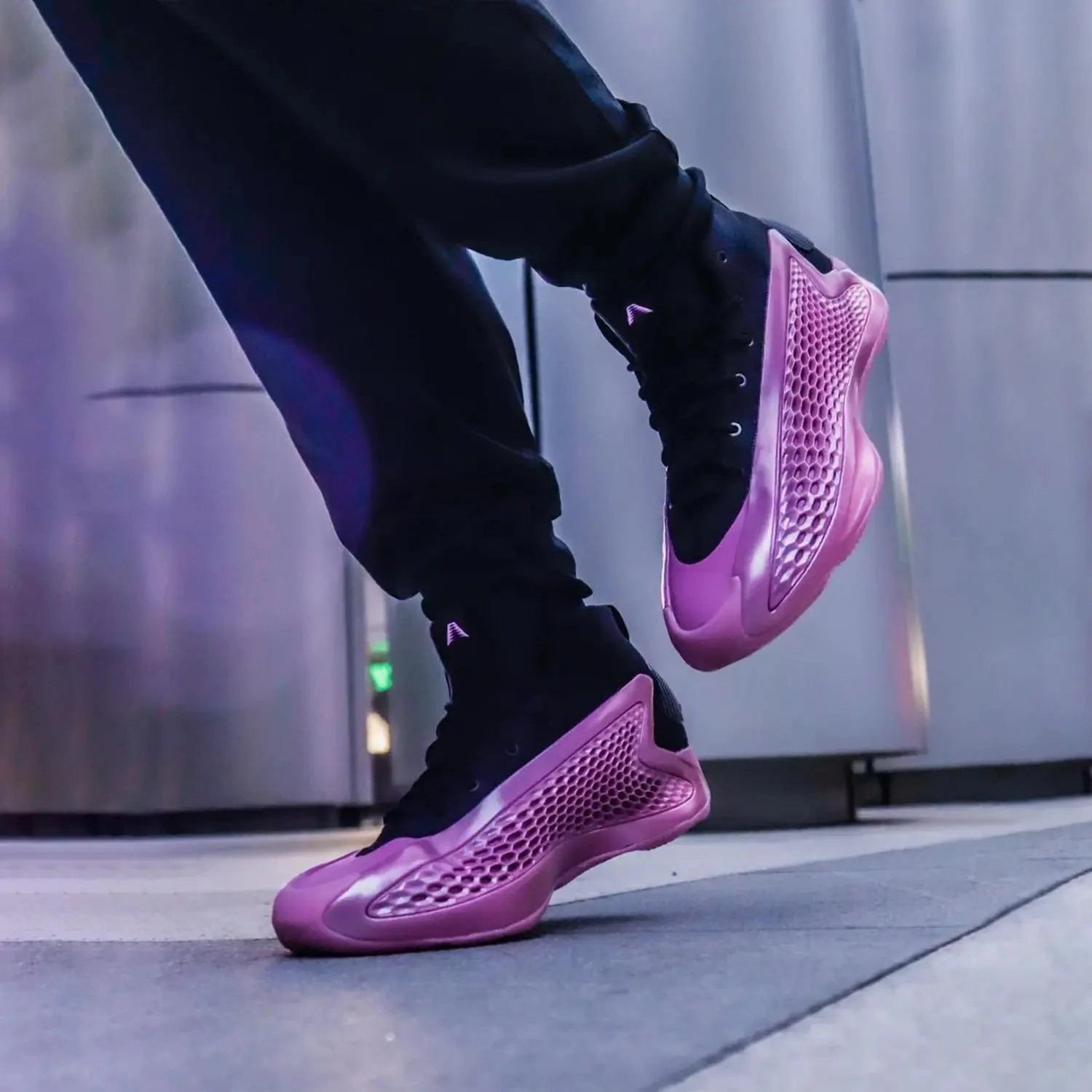 Anthony Edwards 1 "Preloved Purple" Mid Basketball Shoes Dame Basketball Shoes Review