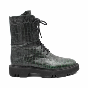 Aquatalia 'Hana' Combat Boots - Women's 39.5 Rhinestone Combat Boot
