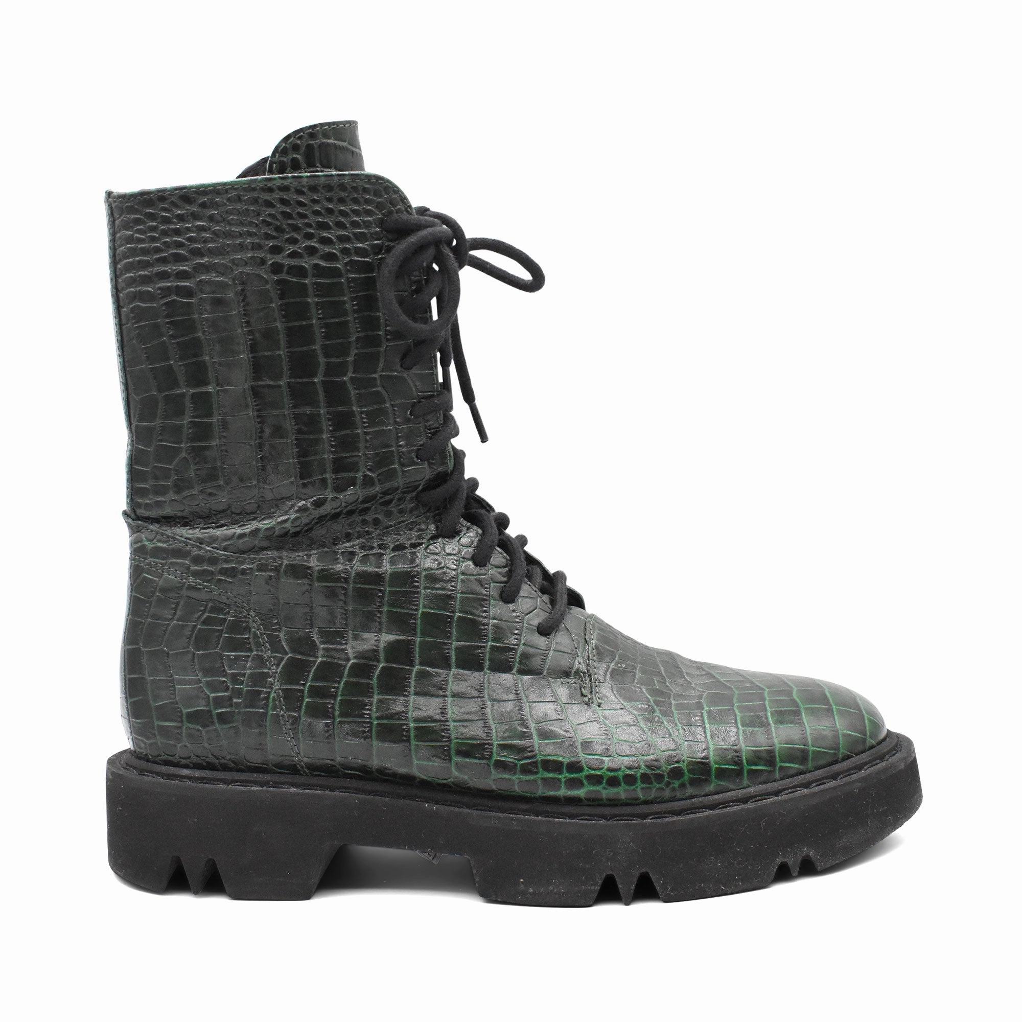 Aquatalia 'Hana' Combat Boots - Women's 39.5 Combat Boots With High Heels
