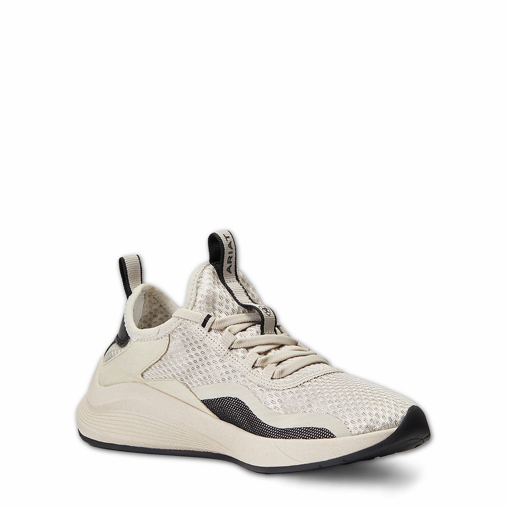 Ariat Ladies Ignite Eco Cream Lace Up Shoes 10040407 Jambu Tennis Shoes