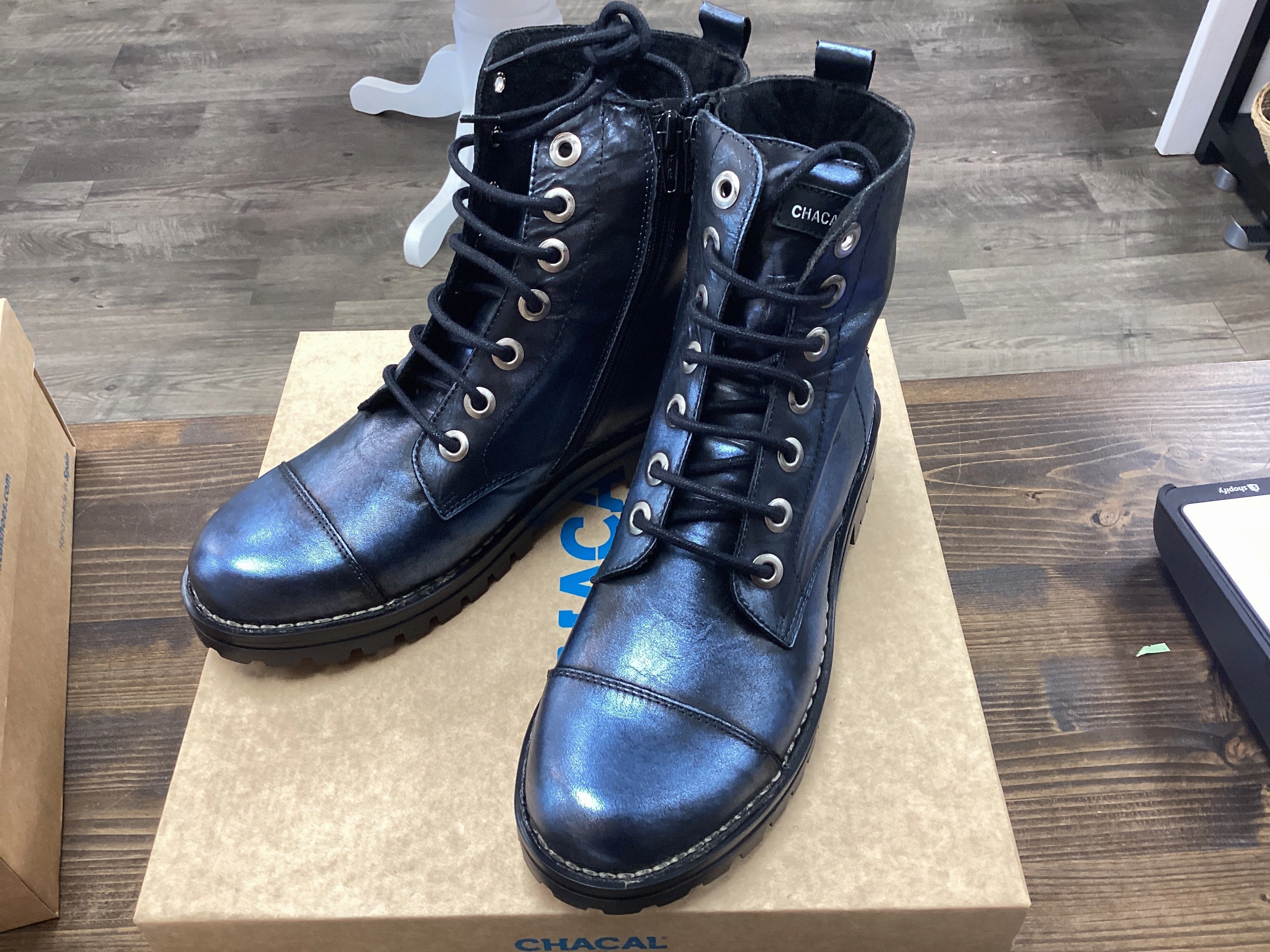 Chacal 5663 Metallic Combat boot Breathable Combat Boots