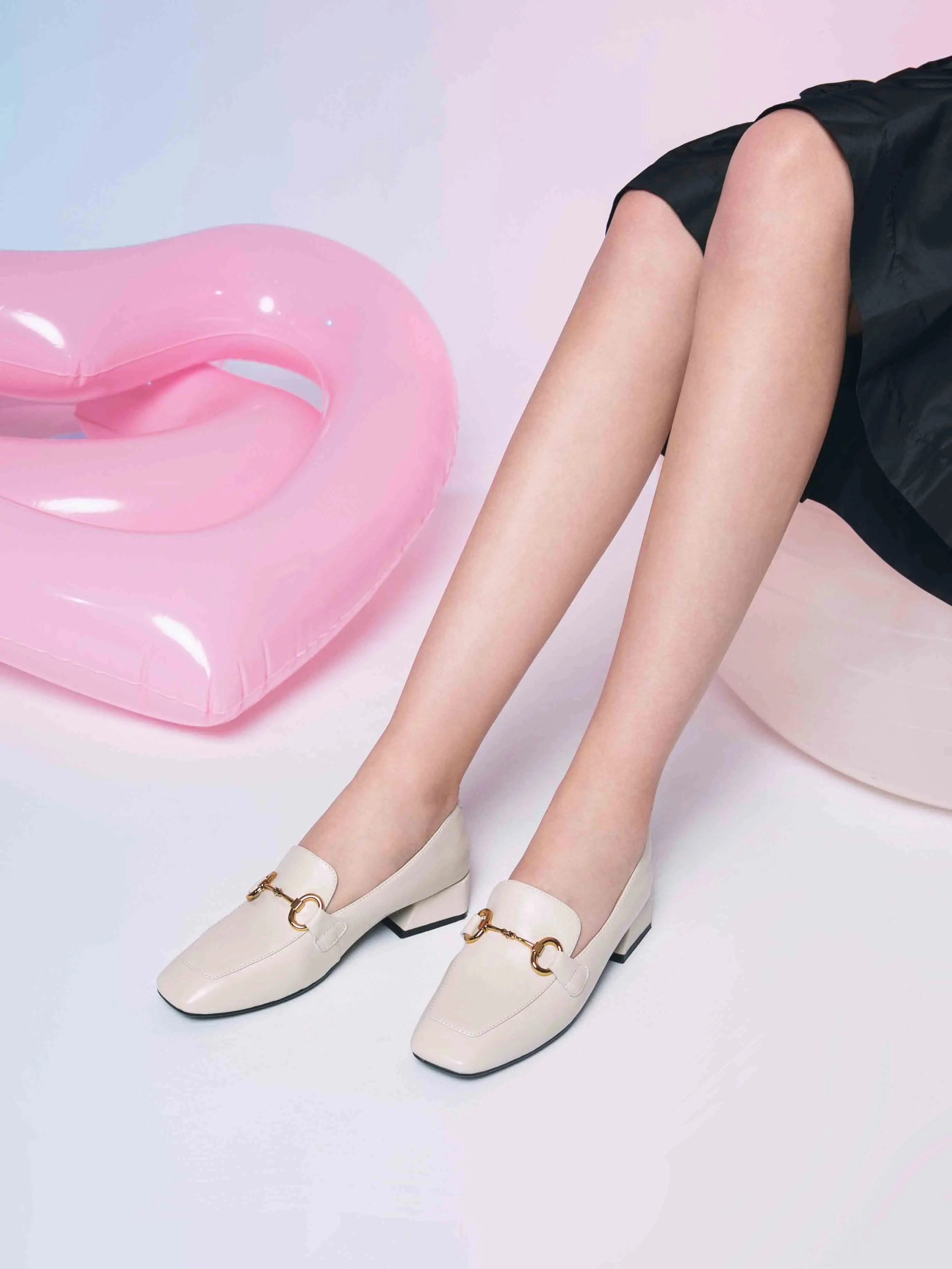 Loafers Bread Twp Arwen Classic Metal Buckle Leather Loafers