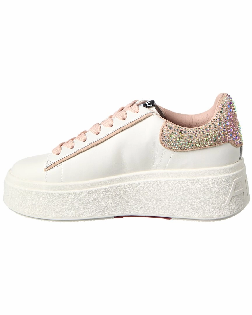 Tights And Sneakers Ash Moby Strass Leather Sneaker