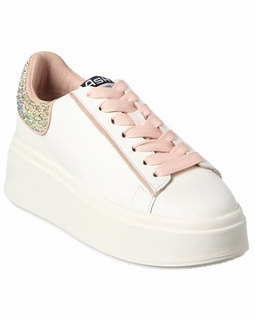 Dancing In Sneakers Ash Moby Strass Leather Sneaker